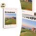 St Andrews Golf Course Painting Poster, Serene Coastal Golf Course Scene Poster, Showcases Iconic Historic Golf Course Details, Ideal For Home Walls_maomaolike.com