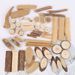 Small DIY Handcraft Preschool Kindergarten Art Area Natural Log Wooden Blocks Set Materials Dry Branches_maomaolike.com
