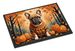 Fawn French Bulldog Fall Doormat Front Door Mat Indoor Outdoor Rugs For Entryway, Non Slip Washable Low Pile, 24H X 36W_maomaolike.com