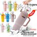 710ML Stainless Steel Fountain Tumbler Handle Leak Proof Whale Squirt Drinking Cup Water Bottle With Straw Creative G_maomaolike.com