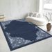 Living Room Rug Large Size Gorgeous Gold Frame Design Bedroom Rug Plush Thickened Machine Washable Thickened Underlay Interior Decorative Rug_maomaolike.com