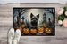 Cairn Terrier Spooky Halloween Doormat Front Door Mat Indoor Outdoor Rugs For Entryway, Non Slip Washable Low Pile, 24H X 36W_maomaolike.com