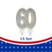 Birthday Candles Cake Numeral Candles Happy Birthday Cake Candles Topper Decoration For Birthday Wedding Anniversary Celebration Supplies (silver,60th)_maomaolike.com