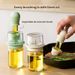 VANFOLA Food-Grade Silicone Basting Brush, High Temperature One-Piece Oil Brush Bottle, Household BBQ Brush For Kitchen Baking & Pancakes_maomaolike.com