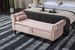 Aijia 63" Velvet Multifunctional Storage Rectangular Sofa Stool Buttons Tufted Nailhead Trimmed Solid Wood Legs With 1 Pillow,Pink_maomaolike.com