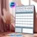 Monthly Planner Painting Poster, Elegant Vintage Ornate Style Poster, Practical Layout To Organize Schedules, To-do Lists And Notes, Ideal For Office_maomaolike.com
