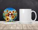 Japanese Chin In Sunflowers Large Sandstone Coasters Pack Of 4 Absorbent Round Coasters Decor Gifts For Men Or Women, 4 In, Multicolor_maomaolike.com