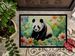 Panda Doormat Front Door Mat Indoor Outdoor Rugs For Entryway, Non Slip Washable Low Pile, 24H X 36W_maomaolike.com