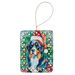 Bernese Mountain Dog Christmas Porcelain Ornament Christmas Tree Hanging Decorations For Home Christmas Holiday, Rectangle, Gift, Multicolor_maomaolike.com