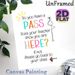 Classroom Pass Reminder Painting Poster, Colorful Hand-drawn Poster, Humorous Reminder Text With Confused Stick Figure, Practical Decor To Maintain_maomaolike.com