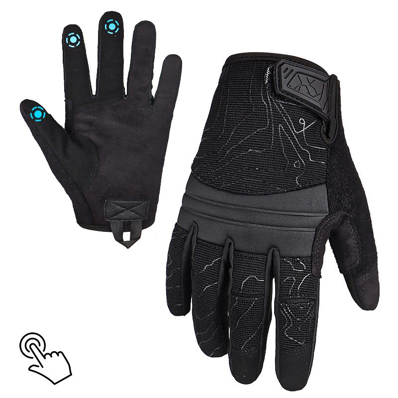 Tactical gloves Outdoor sports gloves Mountain riding protective motorcycle gloves Men's touch screen wear resistant tactical gloves_maomaolike.com
