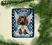 Boykin Spaniel My Angel Porcelain Ornament Christmas Tree Hanging Decorations For Home Christmas Holiday, Rectangle, Gift, Multicolor_maomaolike.com