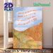 Inspirational Quote Landscape Painting Poster, Warm-toned Pastoral Hillside Scene Poster, Encourages Present-moment Acceptance, Ideal For Home Office_maomaolike.com
