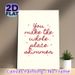 Inspirational Quote Painting Poster, Warm Red Handwritten Script Poster, Heartwarming Glittery Star Accented Decor Suitable For Bedroom, Living Room_maomaolike.com