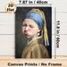 Parodied Girl With A Pearl Earring Painting Poster, Whimsical Oil-style Poster, Playful Distorted Facial Expression With Unique Artistic Twist, Ideal_maomaolike.com