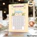 Weight Loss Tracker Painting Poster, Soft Watercolor Floral Poster, Daisy-adorned Heart Grid Design To Track Weight Loss Progress, Ideal For Home_maomaolike.com