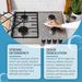 Jue-Fish Kitchen Grease Cleaning Tablets, Home Cleaning Kitchen Stove Stains Multi-Functional Oil And Scale Removal_maomaolike.com