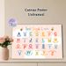 God Says I Am Alphabet Painting Poster, Colorful Cheerful Typographic Poster, Uplifting Religious Affirmations Ideal For Home And Spiritual Living_maomaolike.com
