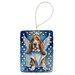 Basset Hound My Angel Porcelain Ornament Christmas Tree Hanging Decorations For Home Christmas Holiday, Rectangle, Gift, Multicolor_maomaolike.com