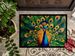 Peacock Doormat Front Door Mat Indoor Outdoor Rugs For Entryway, Non Slip Washable Low Pile, 24H X 36W_maomaolike.com