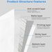 Gray Wood Grain Floor Tiles, Self-adhesive PVC Flooring, Waterproof And Wear-resistant, Easy DIY Peel And Stick Installation_maomaolike.com