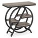 End Table, Small Side Table Snack Table With Storage Shelves_maomaolike.com
