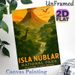 Isla Nublar Dinosaur Painting Poster, Vintage Prehistoric Landscape Poster, Captivating Scene Featuring Volcano, Dinosaurs And Waterfall, Ideal For_maomaolike.com