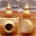 Premium Brass Small Gourd Pendant Entrance Decoration Open Hollow Tilted Head Metal Craft Laser Engraving Available_maomaolike.com