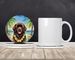 Newfoundland Luau Large Sandstone Coasters Pack Of 4 Absorbent Round Coasters Decor Gifts For Men Or Women, 4 In, Multicolor_maomaolike.com