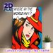 Pop Art Confused Lady Painting Poster, Bold Retro Comic Style Poster, Eye-catching Stylized Lady With "Where In The World Am I?" Thought Bubble, Ideal_maomaolike.com