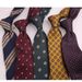 Men's polyester striped flower fashion business formal tie groom wedding formal tie men 7cm wholesale_maomaolike.com