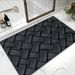 Bathroom Mat Toilet Mat Shower Mat Entrance Rug Absorbent Non-Slip Mat Soft Quick-Dry Machine Washable_maomaolike.com