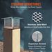 VEVOR Chimney Cap, 17 X 17 Inch, 304 Stainless Steel Fireplace Chimney Cover, Not Easily Toppled & Practical Accessories & Easy Installation, Fits Mesh Flue Covers Outside Clay Flue Shingles, Silver_maomaolike.com