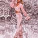 Women's Clothing autumn and winter sexy navel-baring long-sleeved top solid color micro-flared pants two-piece set_maomaolike.com
