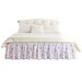 Elastic Fitted Skirt With Anti-Slip Design - Deep Pocket Bed Ruffle For Mattress Protection (Queen/King Size_maomaolike.com