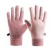 New autumn and winter men and women outdoor sports gloves cycling silicone non slip warm plus velvet touch screen windproof gloves_maomaolike.com