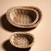 Rattan Small Creative Plate Snack Storage Basket Yuanbao Shape Handwoven Fruit Melon Seeds_maomaolike.com