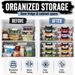 SAEIV 1520/640ml Glass Food Set Air-tight Container With Steam Valves BPA Free Storage S Boxing Organizer Kitchen_maomaolike.com