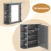 Wall-Mounted Bathroom Mirror Cabinet With Storage Shelves_maomaolike.com