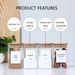 12 Pcs Empty Spice Jars With Label Pack (12x Bamboo Lid Glass Jar). Small 8oz Spice Storage Bottles With 72 Printed Spice Stickers And 20 Writable Pantry Labels For Seasoning Containers_maomaolike.com