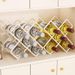 Red Shelf Light Luxury High-end Household Display Wine Cabinet Storage Rack Living Room Organizer_maomaolike.com