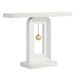Console Table, Modern Sofa Entryway Table With Gold Decor_maomaolike.com