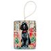 Poodle Christmas Porcelain Ornament Christmas Tree Hanging Decorations For Home Christmas Holiday, Rectangle, Gift, Multicolor_maomaolike.com