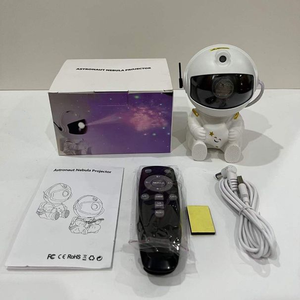 Cross-Border Astronaut Star Projection Starry Sky Atmosphere Night Light Creative Spaceman Laser Nebula Lamp Wholesale_maomaolike.com