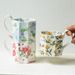 Creative Matte Large Capacity Floral Ceramic Mug, Office And Home Drinking Cup_maomaolike.com