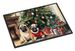 Pug Cozy Christmas Doormat Front Door Mat Indoor Outdoor Rugs For Entryway, Non Slip Washable Low Pile, 24H X 36W_maomaolike.com