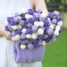 Finished Purple Rose Bouquet Blanket For Girlfriend Boyfriend Best Friend High-end Birthday Valentine's Day Gift_maomaolike.com