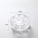 Round Electroplated Ashtray Household Creative Trendy Hotel Club KTV Crystal Glass YG135_maomaolike.com
