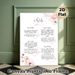 4 Quls Islamic Surah Painting Poster, Soft Watercolor Pink Floral Accented Poster, Serene Bilingual Spiritual Scripture Art Suitable For Home, Prayer_maomaolike.com