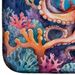 Octopus Among Coral Dish Drying Mat Absorbent Dish Drying Mat Pad For Kitchen Counter Dish Drainer Mat For Countertop, 14 X 21", Multicolor_maomaolike.com